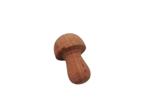 FE090A Cogumelo P em Madeira (Ø 5cm)