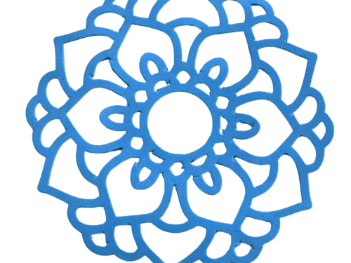 Estencil E.V.A Mandala Com 3 Peças