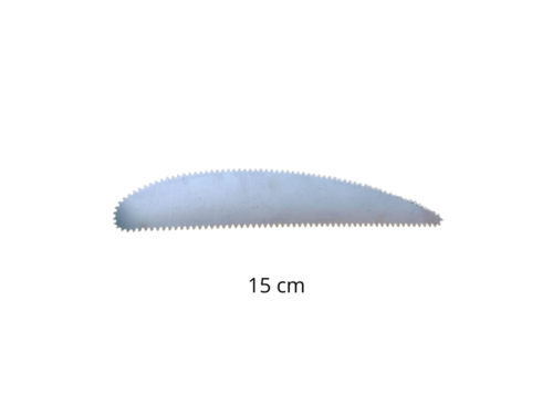 FEAB03 Ferramenta de Aço - Nobre Arte - Serrilhada Comprida - 15,5 cm