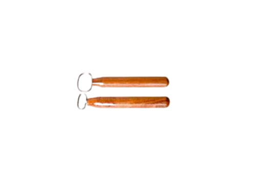 FE163 Esteca Para Escultura Torno de Arame P- Kit 2 Peças