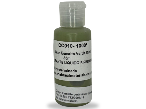 Baixo Esmalte Verde Kiwi 35ml 1000/1240°C