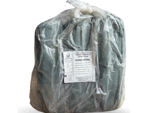 Argila Verde Linha Color 5kg - Nova Farias