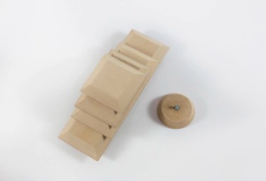 Kit Molde MDF Sushi Fino 4 Peças Com Puxador