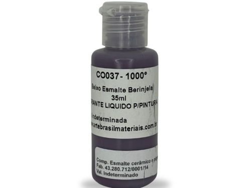 Baixo Esmalte Berinjela 35ml 1000/1240°C